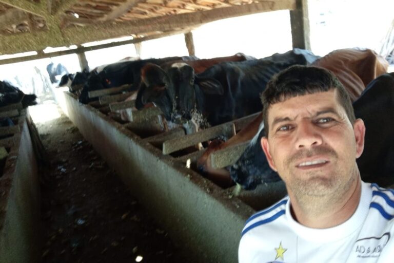 Sonho de infância faz professor largar magistério para ser produtor de leite