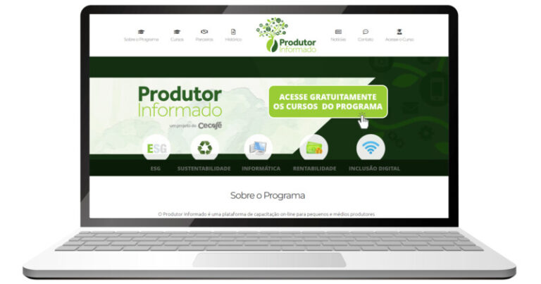 Café: Plataforma online oferece cursos gratuitos sobre sustentabilidade e tecnologia 