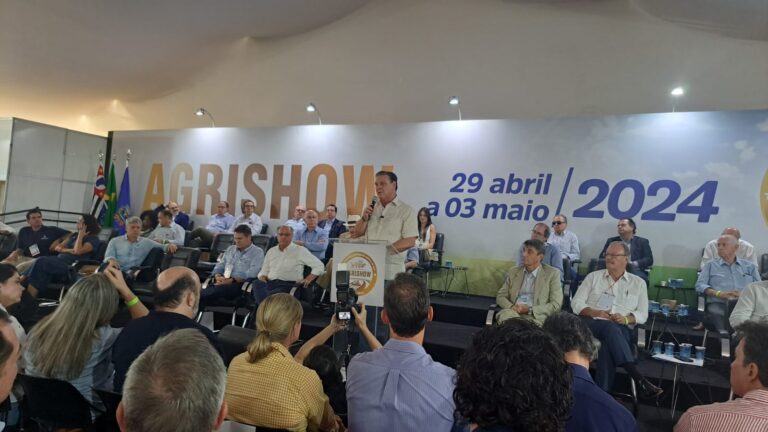 Agrishow começa com discursos de exaltação ao agronegócio brasileiro