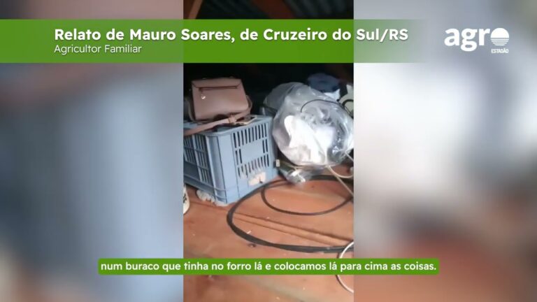  Relato de agricultor familiar que perdeu tudo na inundação do RS