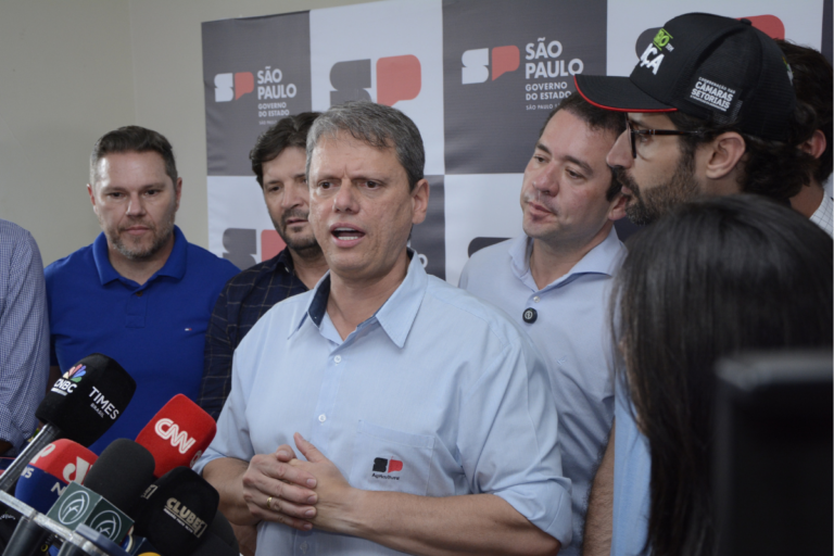 “Não vamos vender a Fazenda Santa Elisa”, diz Tarcísio na Agrishow