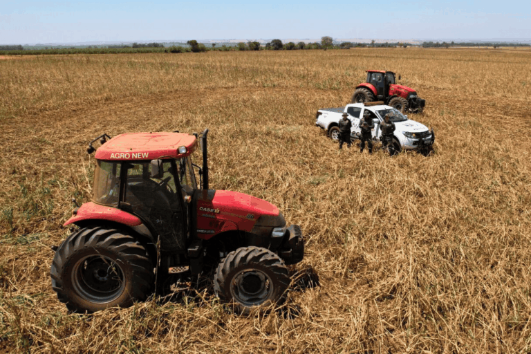 Violência no campo: roubos e furtos de máquinas agrícolas crescem 37,5% no 1º semestre
