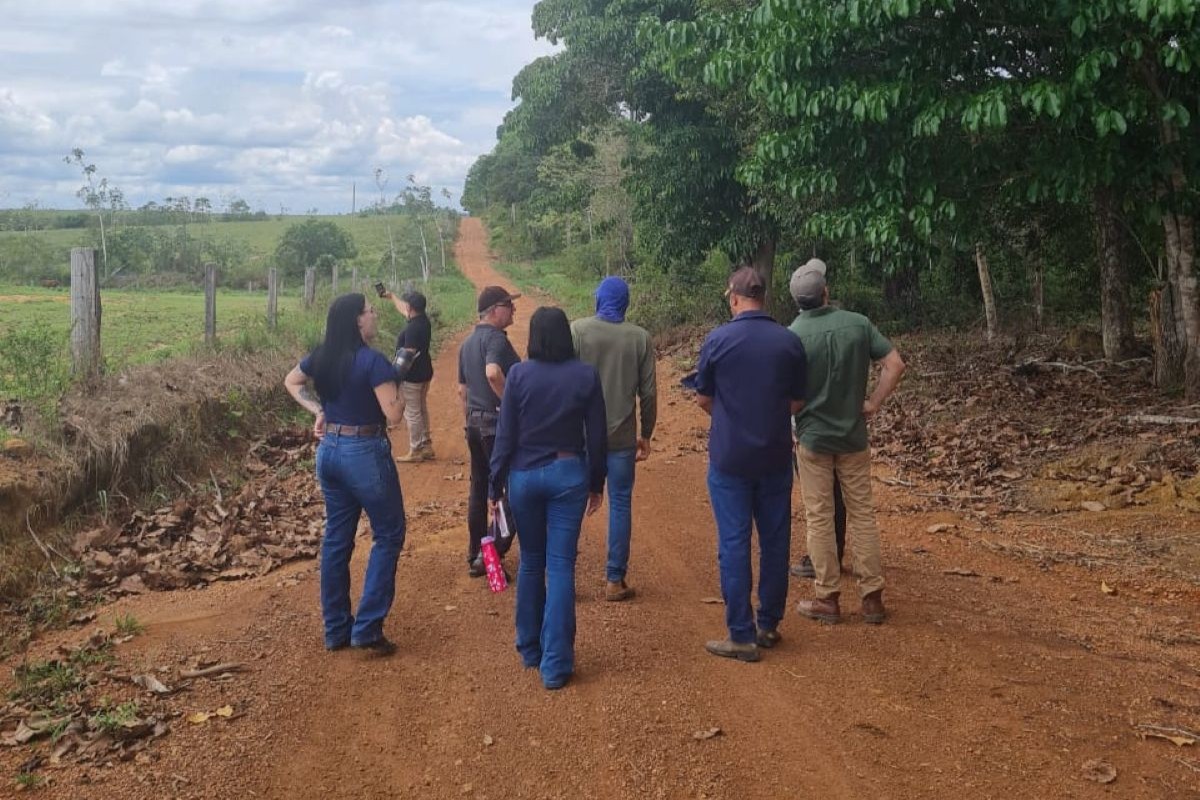 Especialistas do Fundepag visitam propriedades em Rondônia. Foto: Fundepag/Divulgação
