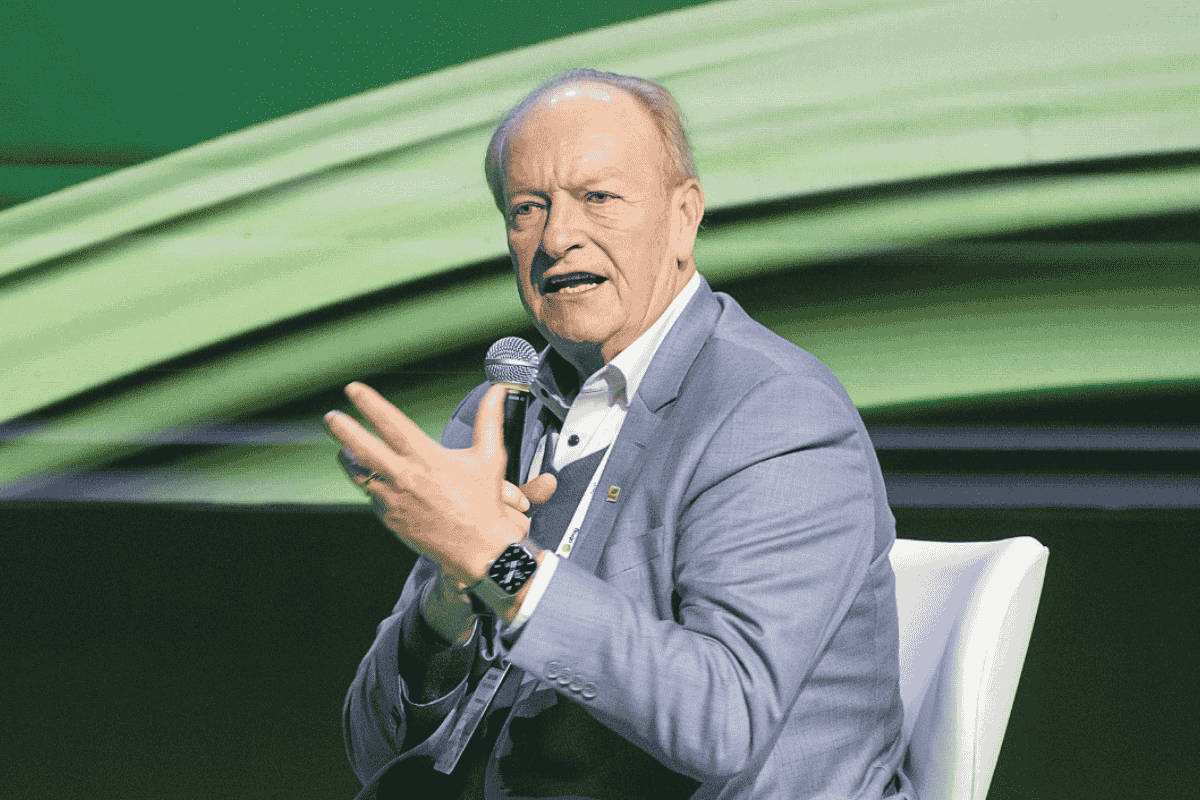 Ingo Plöger, durante o Congresso da Abag 2025. Foto: Abag/Divulgação