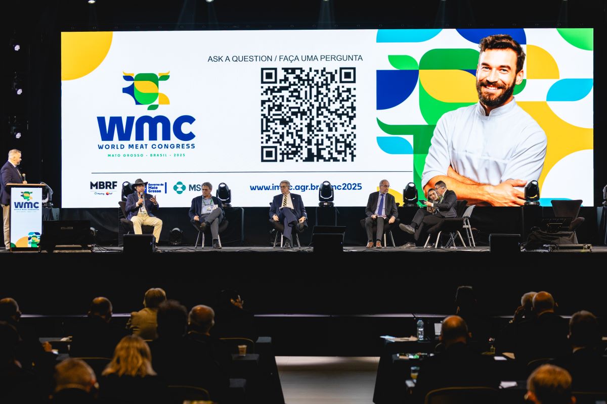 WMC 2025 reúne representantes da cadeia da carne de 20 países. Foto: Balbino/IMAC
