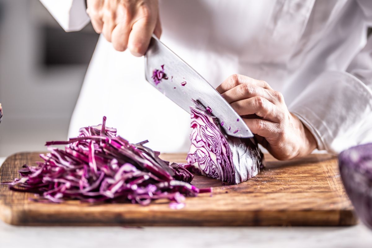 repolho branco e roxo