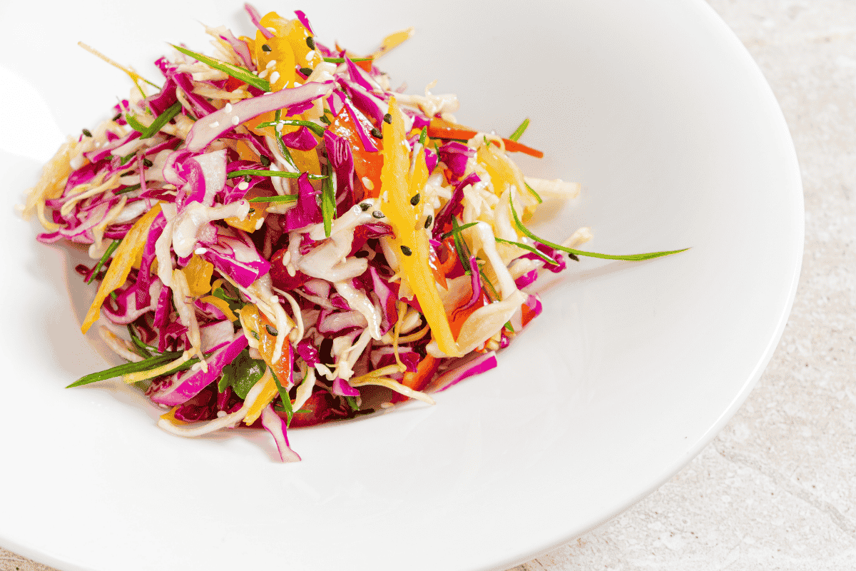 repolho branco e roxo