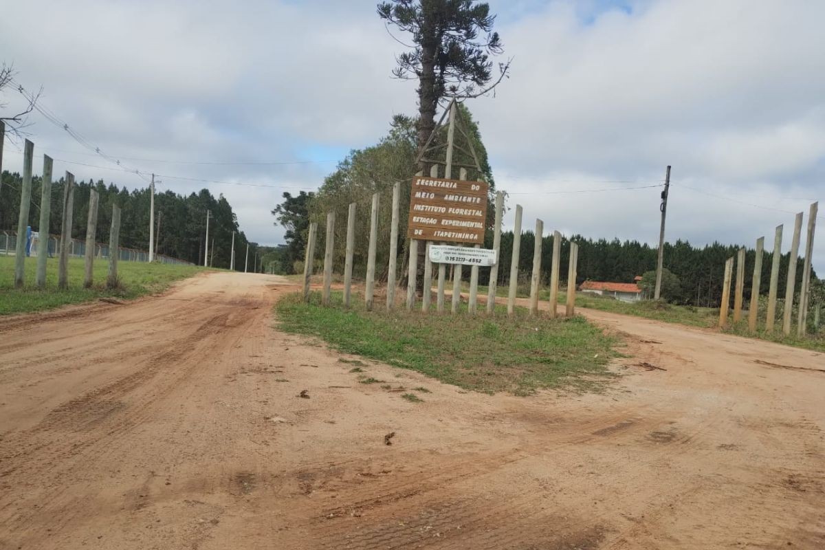 Entrada da Estação Experimental de Itapetininga, onde o governo paulista quer construir um aeroporto. Foto: APqC/Divulgação
