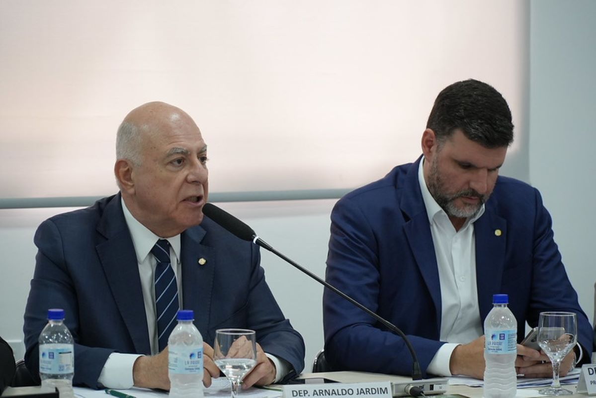 Jardim com o presidente da FPA, Pedro Lupion: anúncio de versão preliminar do plano prejudicaria o setor. Foto: FPA/Divulgação