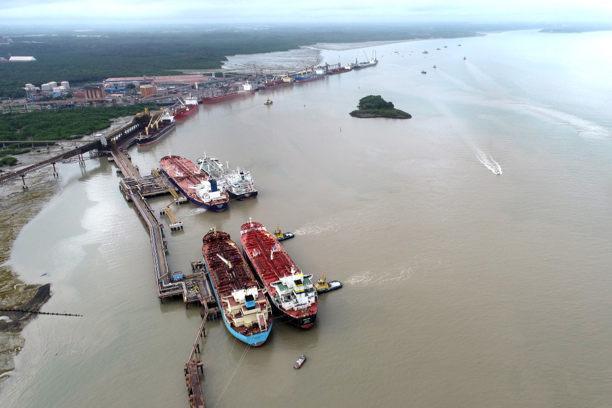 Itaqui, no Maranhão, foi responsável pela movimentação de 14,7 milhões de toneladas de soja. Foto: Porto do Itaqui/Divulgação