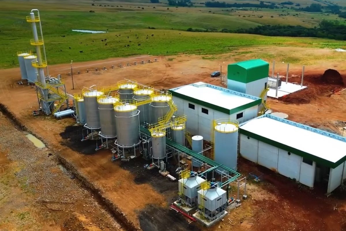 Usina da CB Bioenergia está localizada no município de Santiago (RS). Foto: CB Bioenergia/Divulgação