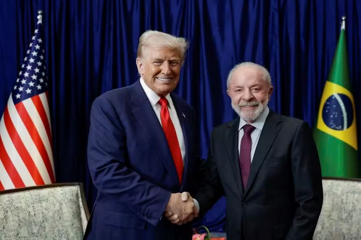 Conversa por telefone entre Lula e Trump durou cerca de 40 minutos. Foto: Ricardo Stuckert/Presidência da República