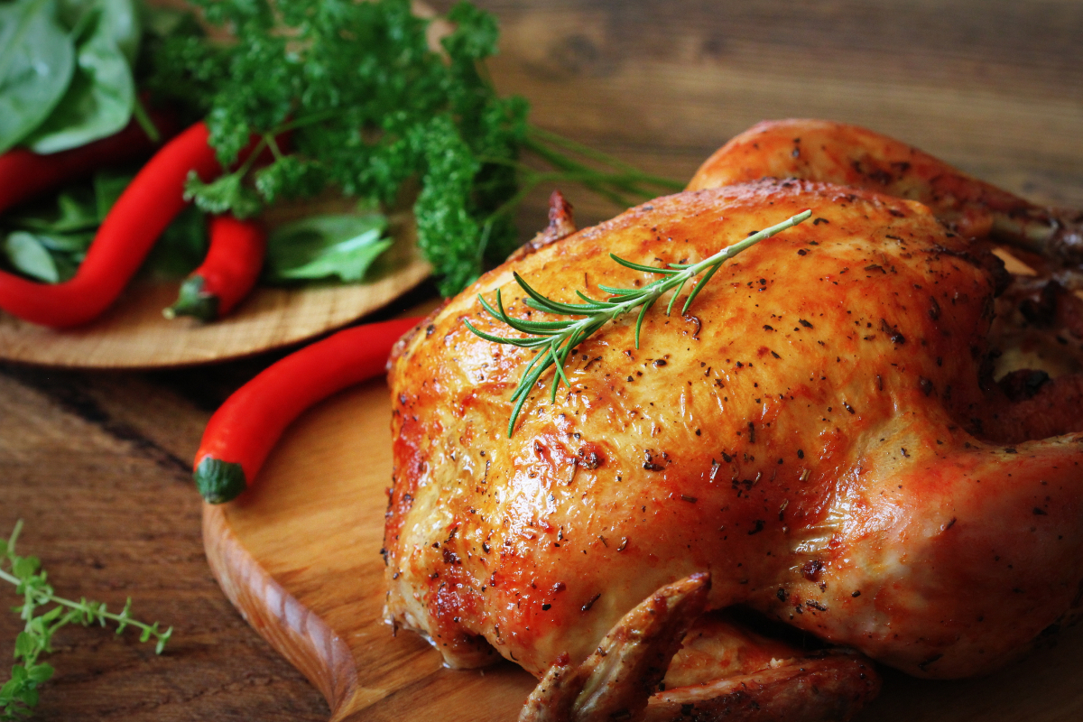 Peru, frango, chester ou bruster