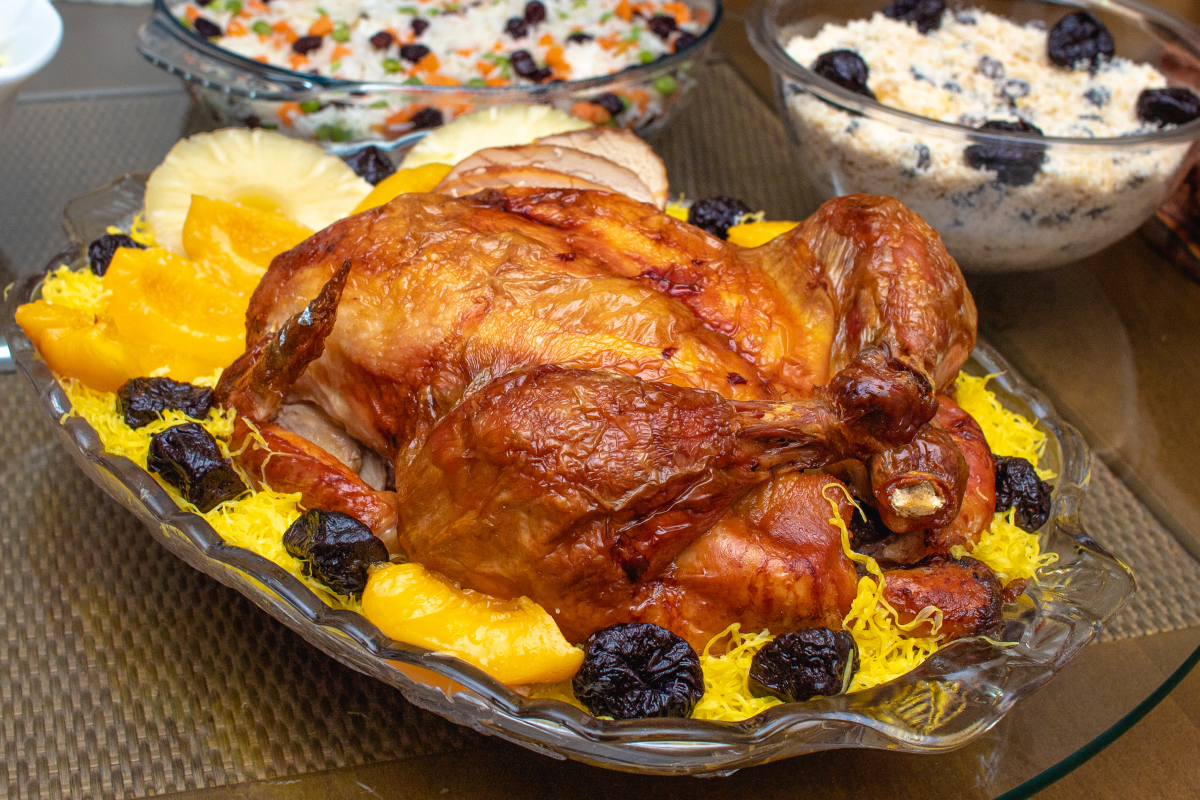 Peru, frango, chester ou bruster