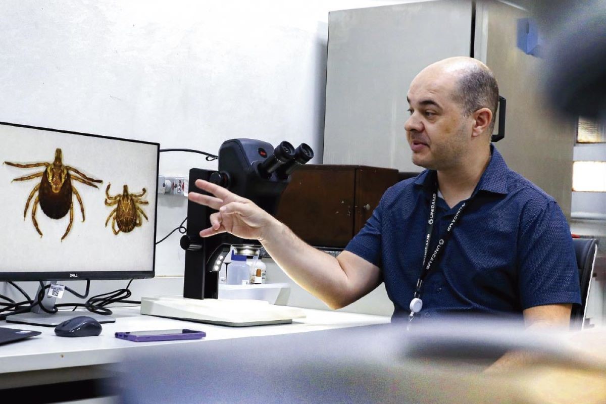 O professor Fernando de Castro Jacinavicius: levantamento oferece subsídios para a defesa agropecuária. Foto: Unicamp/Divulgação