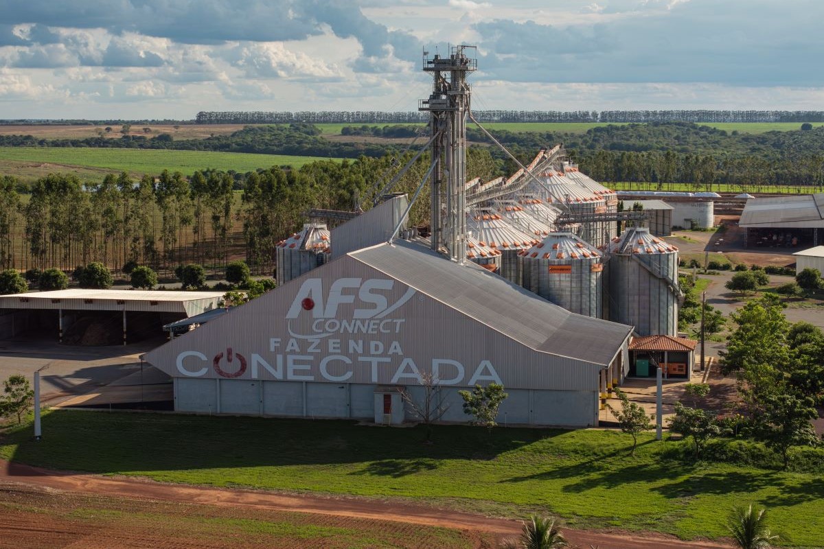 Projeto da Fazenda Conectada é uma parceria da Case IH com a Tim. Foto: Case IH/Divulgação