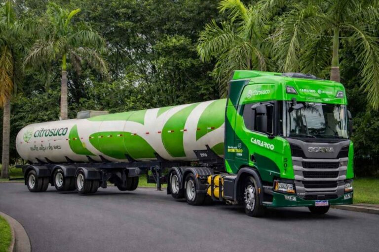 Citrosuco inicia testes com biometano em sua frota de caminhões