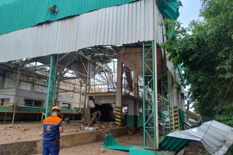 Explosão atinge empresa de grãos no interior de São Paulo
