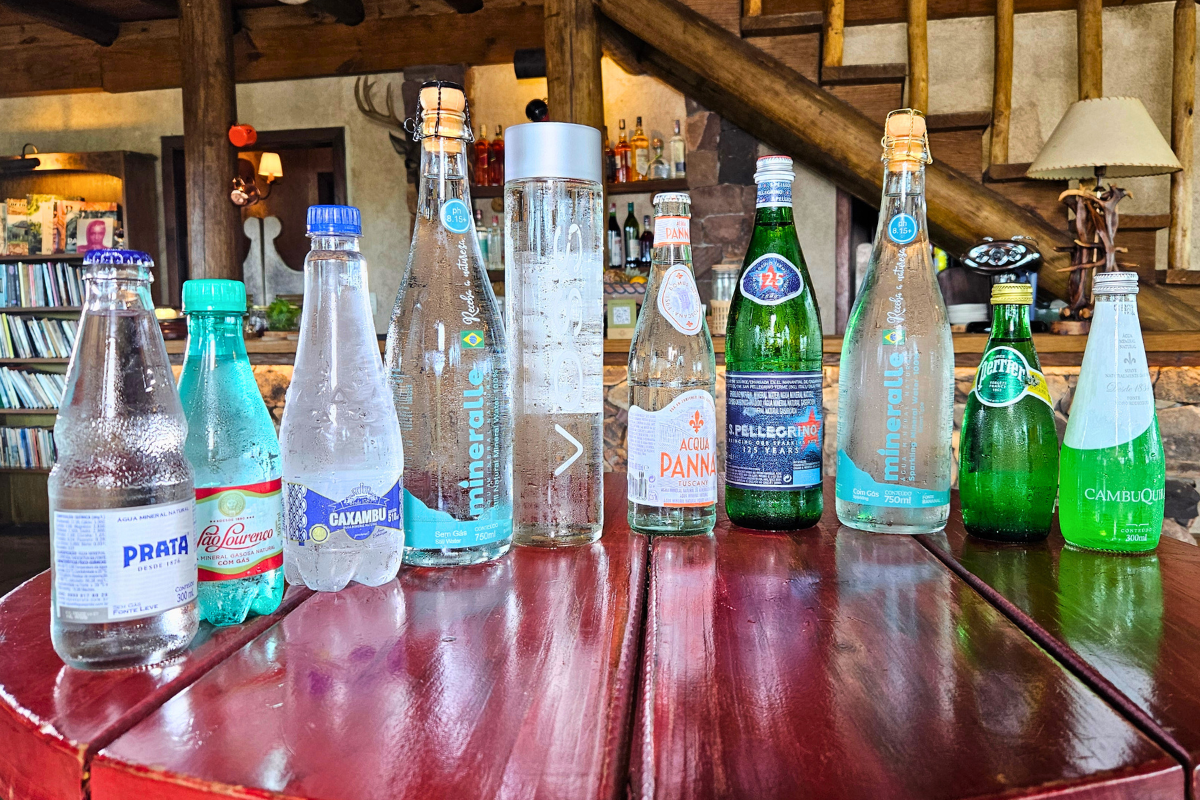 carta de águas minerais