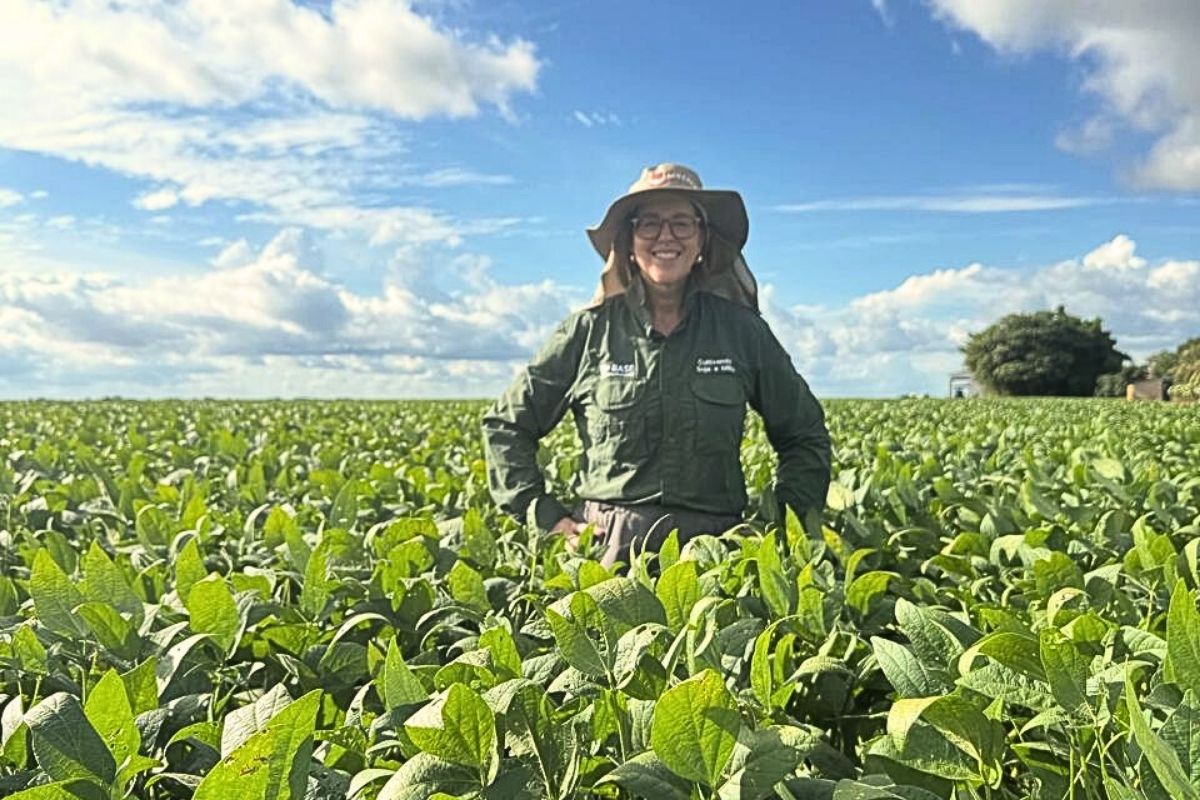 Agrônoma Graciela Mognol cresceu observando o trabalho da família nas lavoura de soja, milho e trigo no RS. Foto: Acervo Pessoal